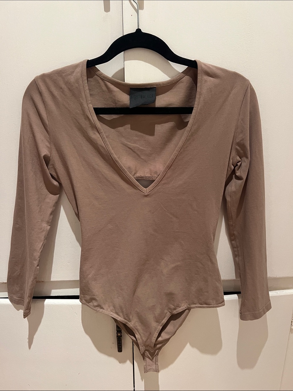 Long-Sleeve V-Neck Bodysuit